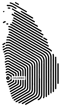 sri lanka map